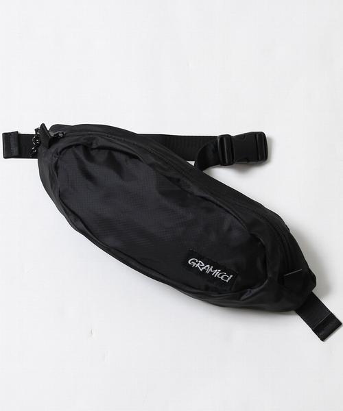 Gramicci（グラミチ）の「Gramicci(グラミチ)別注リップストップボディバッグ（ボディバッグ/ウエストポーチ・メンズ・ホワイト/ブラック/ダークグレー/レッド・FREE）」の18枚目の写真