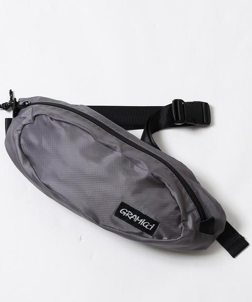 Gramicci（グラミチ）の「Gramicci(グラミチ)別注リップストップボディバッグ（ボディバッグ/ウエストポーチ・メンズ・ホワイト/ブラック/ダークグレー/レッド・FREE）」の19枚目の写真