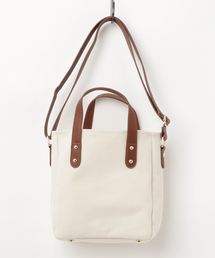 AZUL by moussy | 合皮コンビキャンバスミニトートバッグ(ショルダーバッグ)