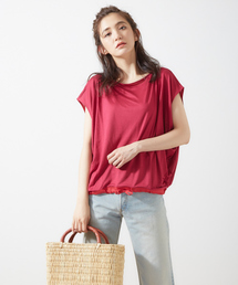 Abahouse Devinette | シルクレーヨンギャザープルオーバー(Tシャツ/カットソー)