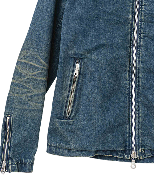 NO ID.（ノーアイディ）の「mj5695-ストレッチデニムノーカラー
