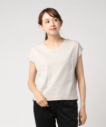 AMERICAN HOLIC | USAコットンVネックドルマンTEE(Tシャツ/カットソー)