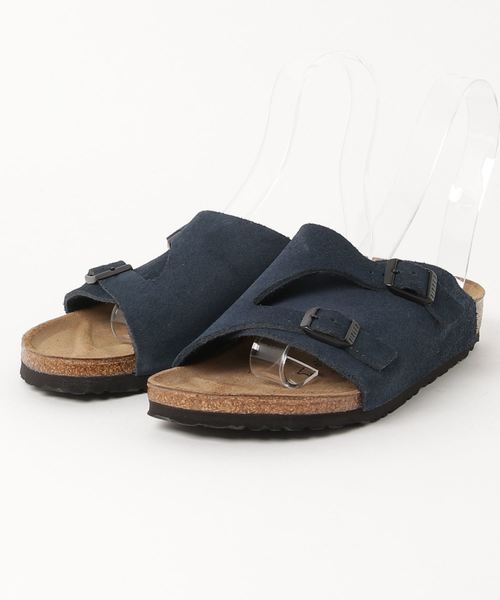 BIRKENSTOCK（ビルケンシュトック）の「BIRKENSTOCK / ビルケンシュトック : ZURICH - SUEDE NARROW（サンダル・メンズ・ネイビー・40/41/42/43）」の4枚目の写真