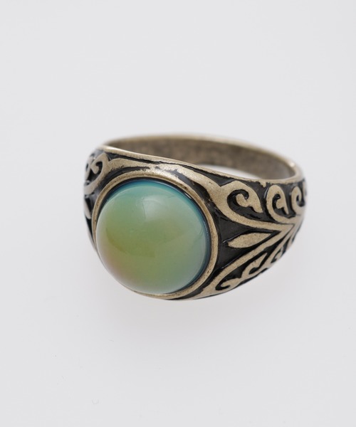 チャイハネ（チャイハネ）の「【チャイハネ】オーラメタルMEN'Sリング（リング・メンズ・シルバー/ゴールド・FREE）」の6枚目の写真