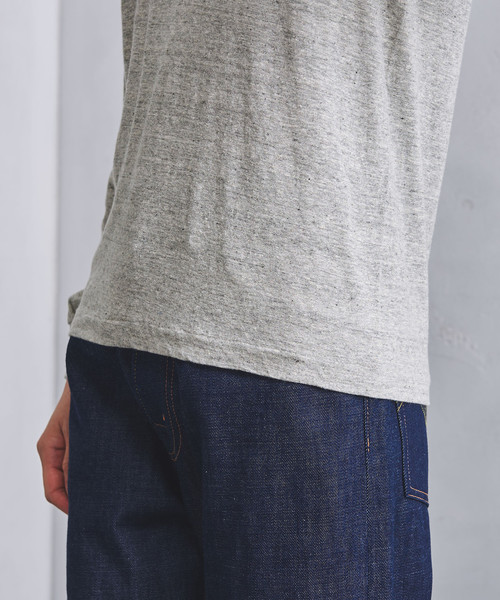 【新品】AURALEE オーラリー パイル地 Tシャツ ロング丈 ネイビー 1 AURALEE / ウォッシャブル ウール パイル Tシャツ｜ESTNATION