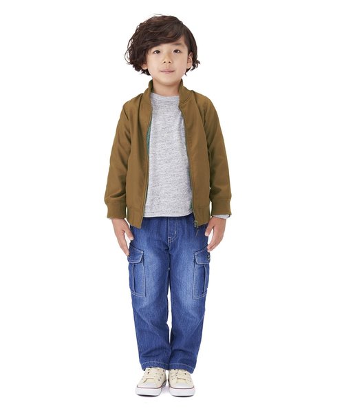 BREEZE(ブリーズ)の「MA-1(MA-1・キッズ・カーキ/キャメル/ブラック・130/140/80/90/100/110/120)」の9枚目の写真