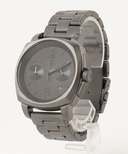 NIXON クロノグラフ グレー 時計 NIXON（ニクソン）の「THE CHARGER CHRONO（アナログ腕時計）」 - WEAR