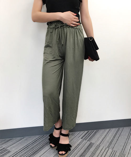 SPIGA(スピーガ)の「リラックスイージーP(その他パンツ・レディース・ベージュ/グリーン/ブラック・FREE)」の3枚目の写真