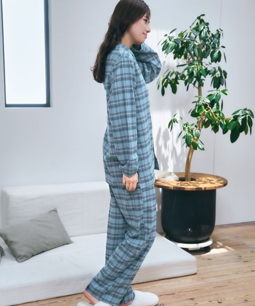 [Ealmenn] パジャマ メンズ 長袖 前開き 二重 上下 セット レディース 吸汗速乾 肌に優しい 柔らかい 温かい ルームウ 温活・冷え対策に】ふんわりワッフル 腹巻付き ルームウェア 長袖 上下 セットアップ（ルームウェア/パジャマ）｜aimerfeel（エメフィール）のファッション通販  - ZOZOTOWN