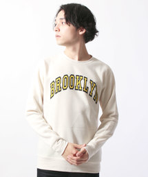 裏起毛 プリント トレーナー スウェット