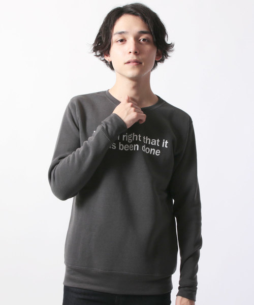 SHISKY(シスキー)の「裏起毛 プリント トレーナー スウェット(スウェット・メンズ・A/B/C/D/E/F/G/H/I/J/K/L/M/N/O/P/Q/R/S/T・M/L/XL)」の7枚目の写真