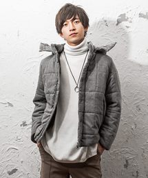 ウールタッチキルティング中綿ブルゾン