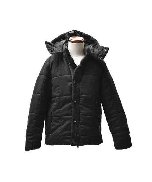 MinoriTY（マイノリティ）の「ウールタッチキルティング中綿ブルゾン（ダウンジャケット/コート・メンズ・ライトグレー/ブラック/ベージュ/ネイビー・M/L/XL）」の7枚目の写真