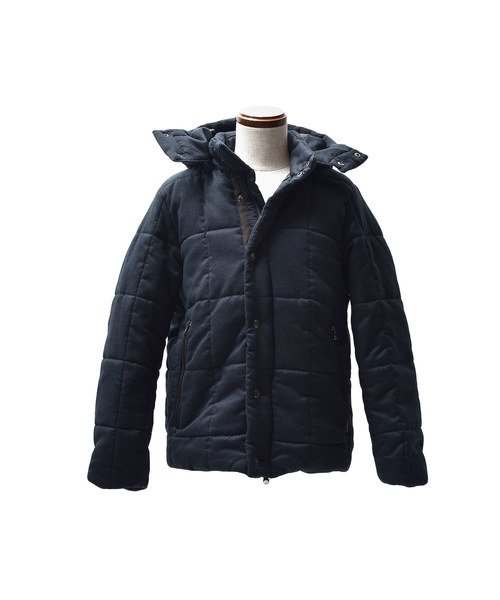 MinoriTY（マイノリティ）の「ウールタッチキルティング中綿ブルゾン（ダウンジャケット/コート・メンズ・ライトグレー/ブラック/ベージュ/ネイビー・M/L/XL）」の19枚目の写真