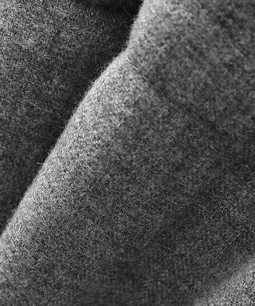 MinoriTY（マイノリティ）の「ウールタッチキルティング中綿ブルゾン（ダウンジャケット/コート・メンズ・ライトグレー/ブラック/ベージュ/ネイビー・M/L/XL）」の8枚目の写真