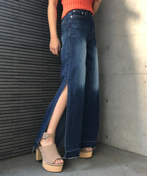 ENVYM | サイドスリットＤＥＮＩＭワイドＰＴ(デニムパンツ)