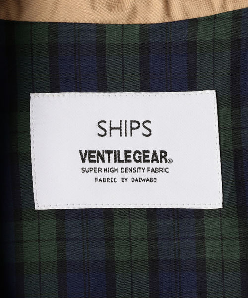 SHIPS(シップス)の「SU: 【VENTILE GEAR】スタンドカラー コーチブルゾン(ブルゾン・メンズ・ネイビー/オリーブ/ベージュ・LARGE/SMALL/MEDIUM/X-LARGE)」の9枚目の写真