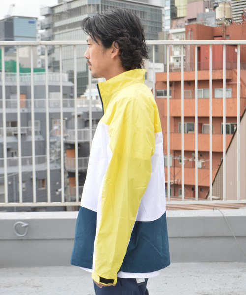 Dickies(ディッキーズ)の「Dickies/ ディッキーズ COOLMAX TC プリントリラックスフィット配色トラックJKT(ブルゾン・メンズ・パープル/イエロー・M/L/XL)」の9枚目の写真