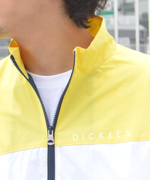 Dickies(ディッキーズ)の「Dickies/ ディッキーズ COOLMAX TC プリントリラックスフィット配色トラックJKT(ブルゾン・メンズ・パープル/イエロー・M/L/XL)」の8枚目の写真