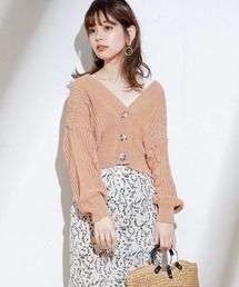 natural couture | テープヤーンショートカーデ(カーディガン/ボレロ)