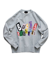 【BUCCA 44】アソートロゴクルーネックスウェット