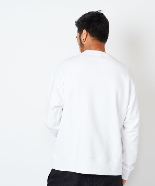 BUCCA 44（ブッカフォーティーフォー）の「【BUCCA 44】アソートロゴクルーネックスウェット（スウェット・メンズ・ブラック/ホワイト/杢グレー・XXX-LARGE/LARGE/XX-LARGE/MEDIUM/X-LARGE）」の5枚目の写真