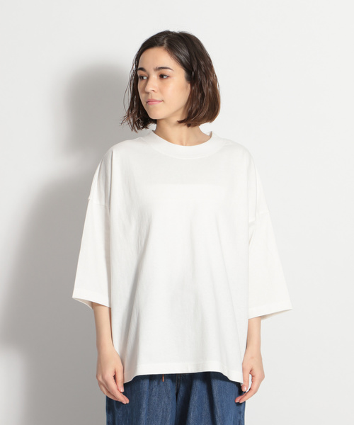 niko and...（ニコアンド）の「チビハイネックビッグプルオーバー（Tシャツ/カットソー・レディース・ライトグリーン/チャコール/ブラウン/オフホワイト・FREE）」の15枚目の写真