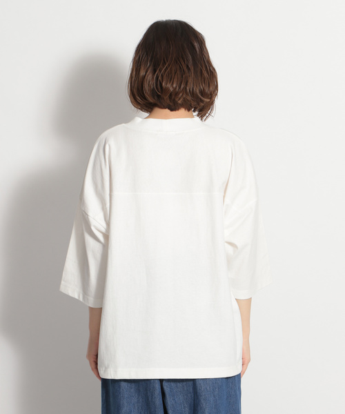 niko and...（ニコアンド）の「チビハイネックビッグプルオーバー（Tシャツ/カットソー・レディース・ライトグリーン/チャコール/ブラウン/オフホワイト・FREE）」の17枚目の写真