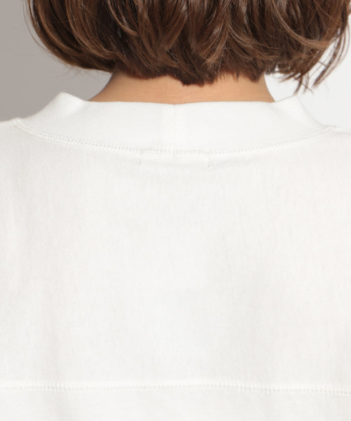 niko and...（ニコアンド）の「チビハイネックビッグプルオーバー（Tシャツ/カットソー・レディース・ライトグリーン/チャコール/ブラウン/オフホワイト・FREE）」の21枚目の写真