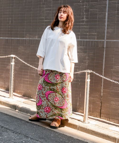 niko and...（ニコアンド）の「チビハイネックビッグプルオーバー（Tシャツ/カットソー・レディース・ライトグリーン/チャコール/ブラウン/オフホワイト・FREE）」の5枚目の写真