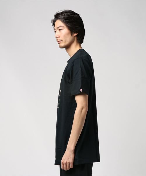 ELEMENT(エレメント)の「半袖Tシャツ ELEMENT SQUARE LOGO AJ021-218(Tシャツ/カットソー・メンズ・ホワイト/ブラック/ライトピンク・M/L/XL)」の5枚目の写真