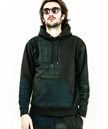 mpa2011-patchwork mix print parka パーカー