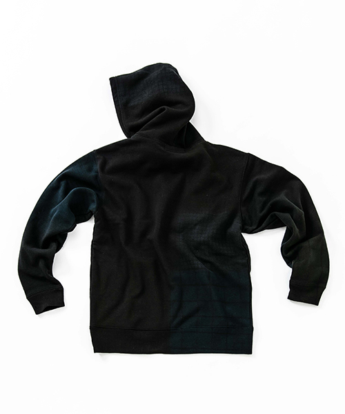 ACANTHUS(アカンサス)の「mpa2011-patchwork mix print parka パーカー(パーカー・メンズ・グレー/ブラック・S/M/L/XL)」の4枚目の写真