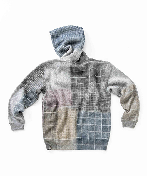 ACANTHUS(アカンサス)の「mpa2011-patchwork mix print parka パーカー(パーカー・メンズ・グレー/ブラック・S/M/L/XL)」の10枚目の写真