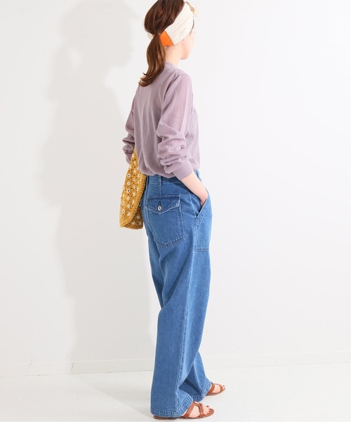 セール】IENA LA BOUCLE デニムベイカーパンツ◇（デニムパンツ