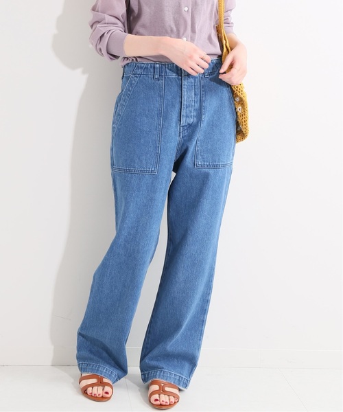 セール】IENA LA BOUCLE デニムベイカーパンツ◇（デニムパンツ