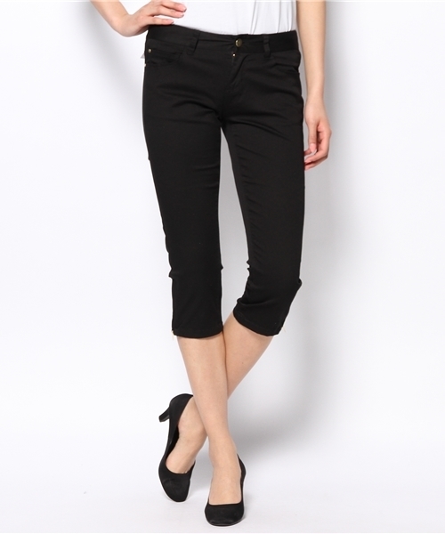 GIORDANO（ジョルダーノ）の「[GIORDANO]スキニーツイルパンツ（その他パンツ・レディース・ブルー/ブラック/ベージュ・27inch/29inch/25inch）」の2枚目の写真