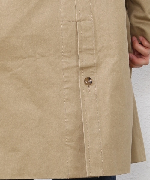 coen(コーエン)の「サテントレンチコート(トレンチコート・レディース・ベージュ/ネイビー・MEDIUM/LARGE)」の7枚目の写真
