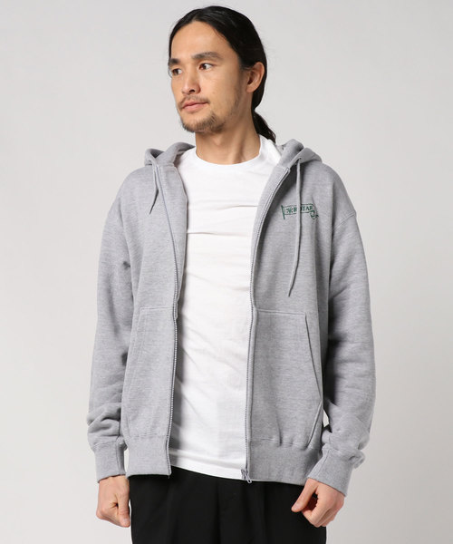 ROTAR(ローター)の「FAT ROGER Flag 1p Zip Up PARKA ジップアップ パーカー(パーカー・メンズ・ヘザーグレー/ブラック・LARGE/MEDIUM/SMALL/X-LARGE)」の6枚目の写真