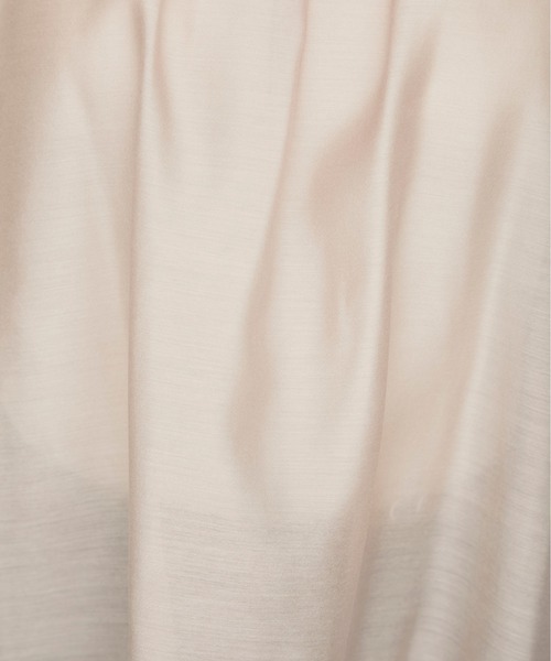 STUDIOUS（ステュディオス）の「【STUDIOUS】シアーオーガンジー　ボリュームスリーブ ブラウス（シャツ/ブラウス・レディース・ブラック/ベージュ/ミント/ラベンダー・FREE）」の16枚目の写真