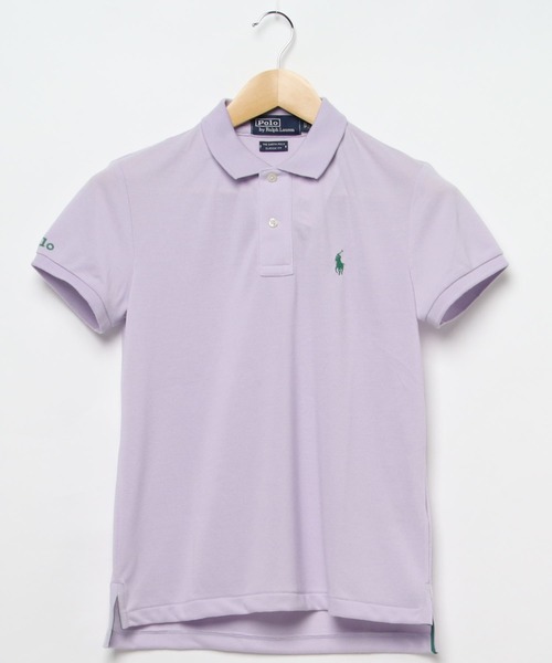 POLO RALPH LAUREN（ポロ ラルフ ローレン）の「アース ポロシャツ（ポロシャツ・レディース・パープル・LARGE/MEDIUM/SMALL/X-LARGE/X-SMALL）」の2枚目の写真