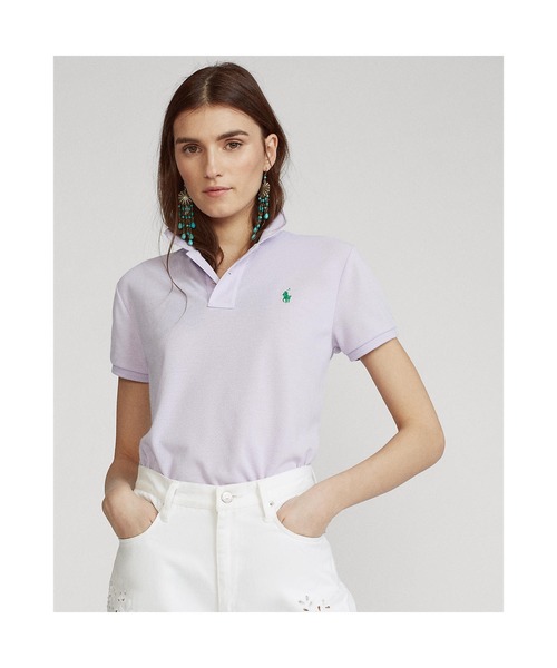 POLO RALPH LAUREN（ポロ ラルフ ローレン）の「アース ポロシャツ（ポロシャツ・レディース・パープル・LARGE/MEDIUM/SMALL/X-LARGE/X-SMALL）」の4枚目の写真
