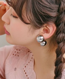 Newlyme | アクセントパールピアス(ピアス（両耳用）)