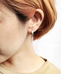 COMMON WARE（コモンウェアー）の「ISS：サンド ハーフ フープピアス（ピアス（両耳用））」