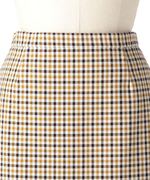 Drawer（ドゥロワー）の「〈ROCHAS（ロシャス）〉 CHECK PENCIL SKIRT 