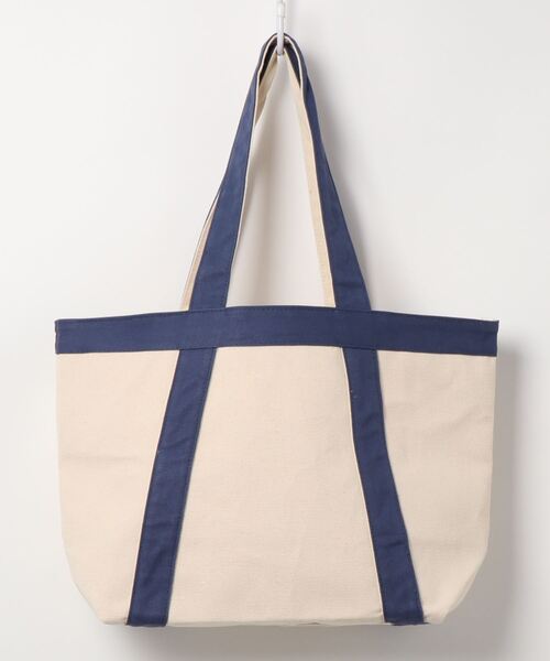 セール Fort Point キャンバストート 口にファスナー付き ハンドルは肩掛けできる長さ トートバッグ Fort Point フォーポイント のファッション通販 Zozotown