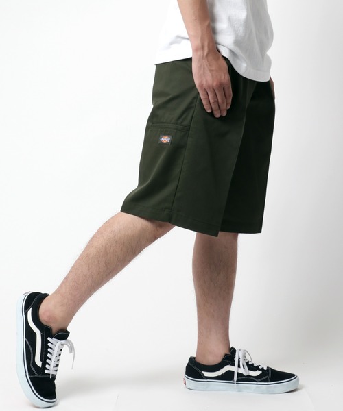 Dickies（ディッキーズ）の「Dickies/ディッキーズ MULTI-USE POCKET WORK SHORTS/ ポケット ワーク ショートパンツ/ ハーフパンツ/ショーツ（チノパンツ・メンズ・ブラック/ダークグリーン/サンドベージュ/ダークネイビー・32inch/30inch/28inch/34inch/36inch）」の10枚目の写真