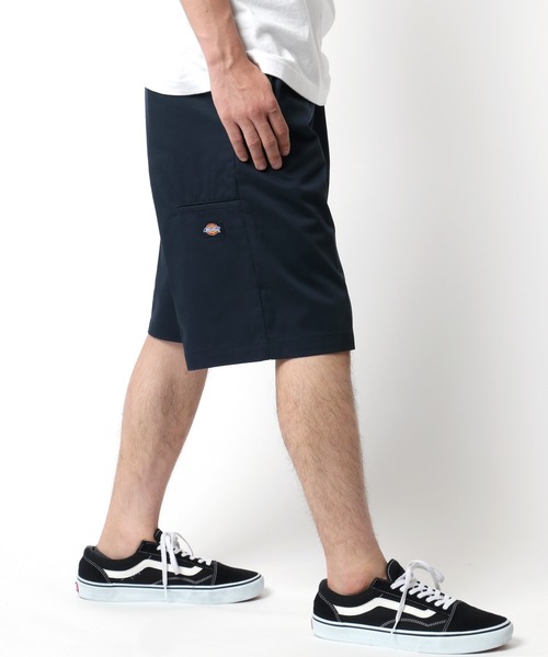 Dickies（ディッキーズ）の「Dickies/ディッキーズ MULTI-USE POCKET WORK SHORTS/ ポケット ワーク ショートパンツ/ ハーフパンツ/ショーツ（チノパンツ・メンズ・ブラック/ダークグリーン/サンドベージュ/ダークネイビー・32inch/30inch/28inch/34inch/36inch）」の7枚目の写真