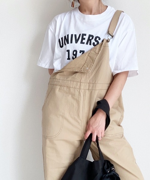 ap retro(アプレトロ)の「UNIVERSEロゴTEE【ZOZO限定アイテム】(Tシャツ/カットソー・レディース・オフホワイト/ブラック・FREE)」の1枚目の写真