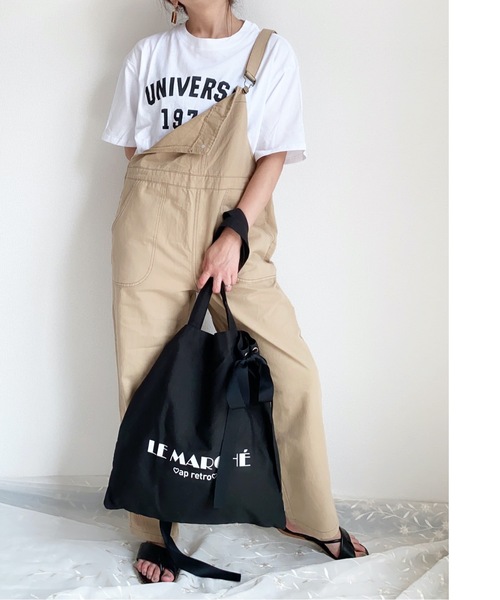 ap retro(アプレトロ)の「UNIVERSEロゴTEE【ZOZO限定アイテム】(Tシャツ/カットソー・レディース・オフホワイト/ブラック・FREE)」の3枚目の写真